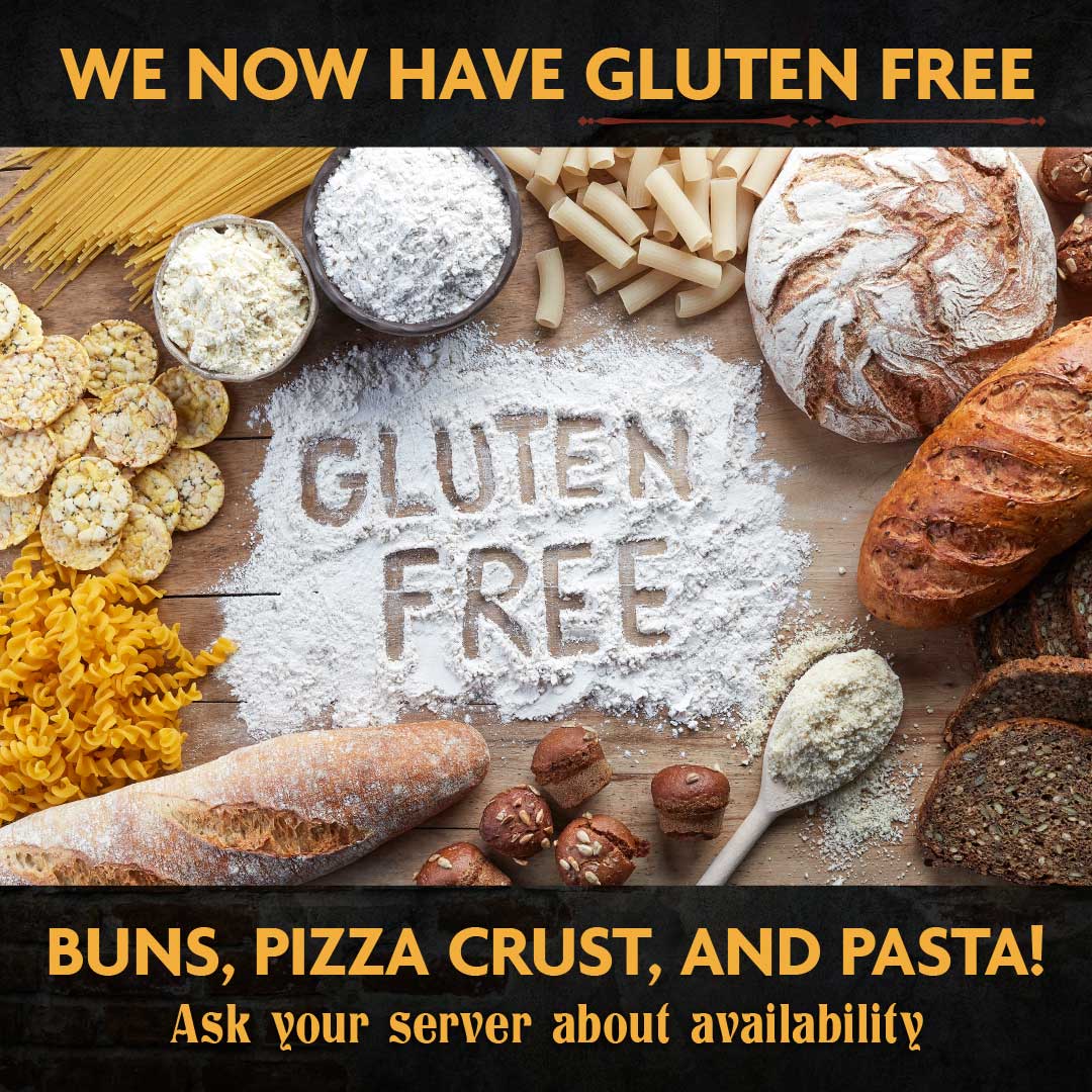 Gluten Free Buns, Pizza Crust, and Pasta